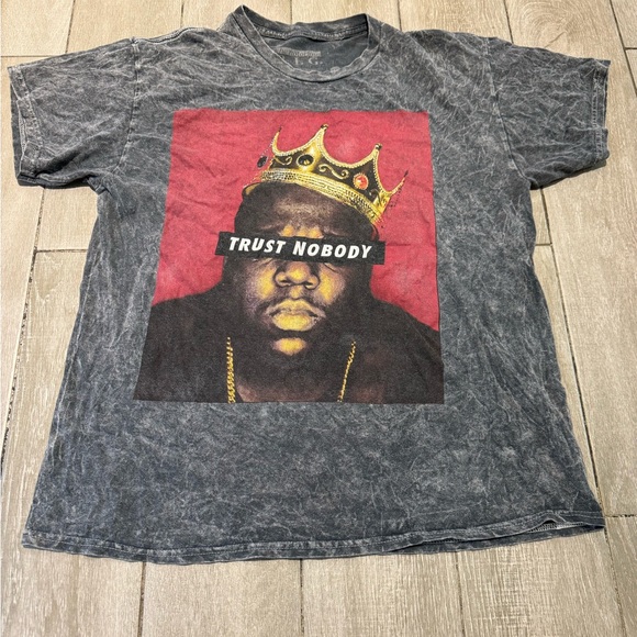 Men's The Notorious B.I.G. Trust Nobody Graphic T-Shirt Size Large - Picture 3 of 7